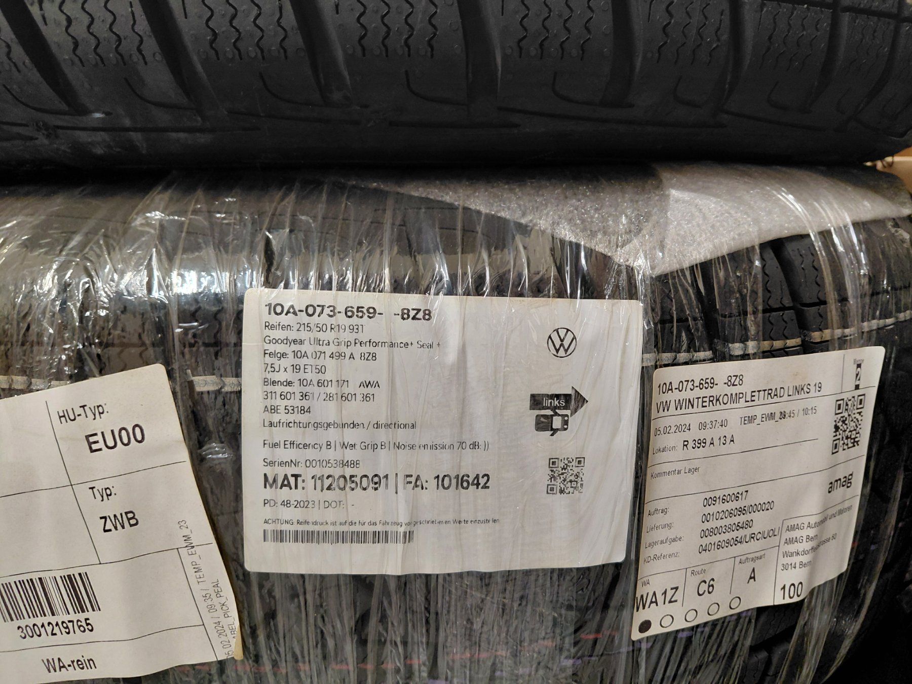 Pneumatici & Ruote complete: Winterkomplettradsatz 19 Zoll Loen VW ID.3 – Nuovo (secondo la descrizione) da Bern venduto da amagbern 1
