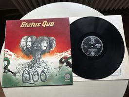 STATUS QUO rare Quo LP Ausgabe mit inlet schwarzes Label