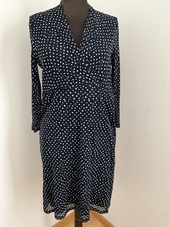 Punkte-Kleid, Marineblau, Gr. Top Zustand! (