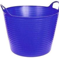 Stall-Gummikorb fexibel  42 L blau +gelb