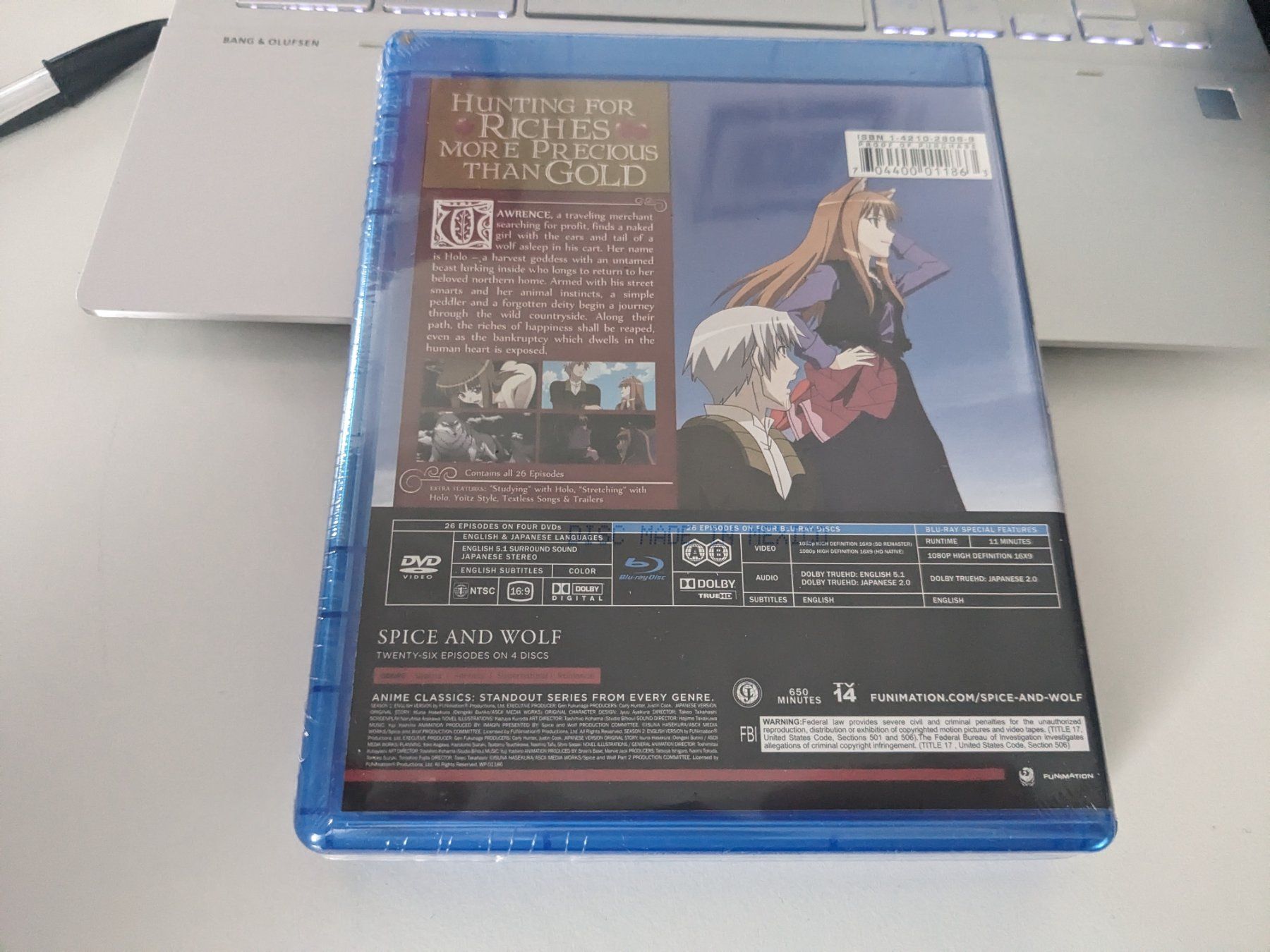 Tutti i DVDs: Spice and Wolf - Complete Series Blu Ray DVD Combo Pack NEU – Usato da Hünenberg See venduto da SpecialEditionGaming 2