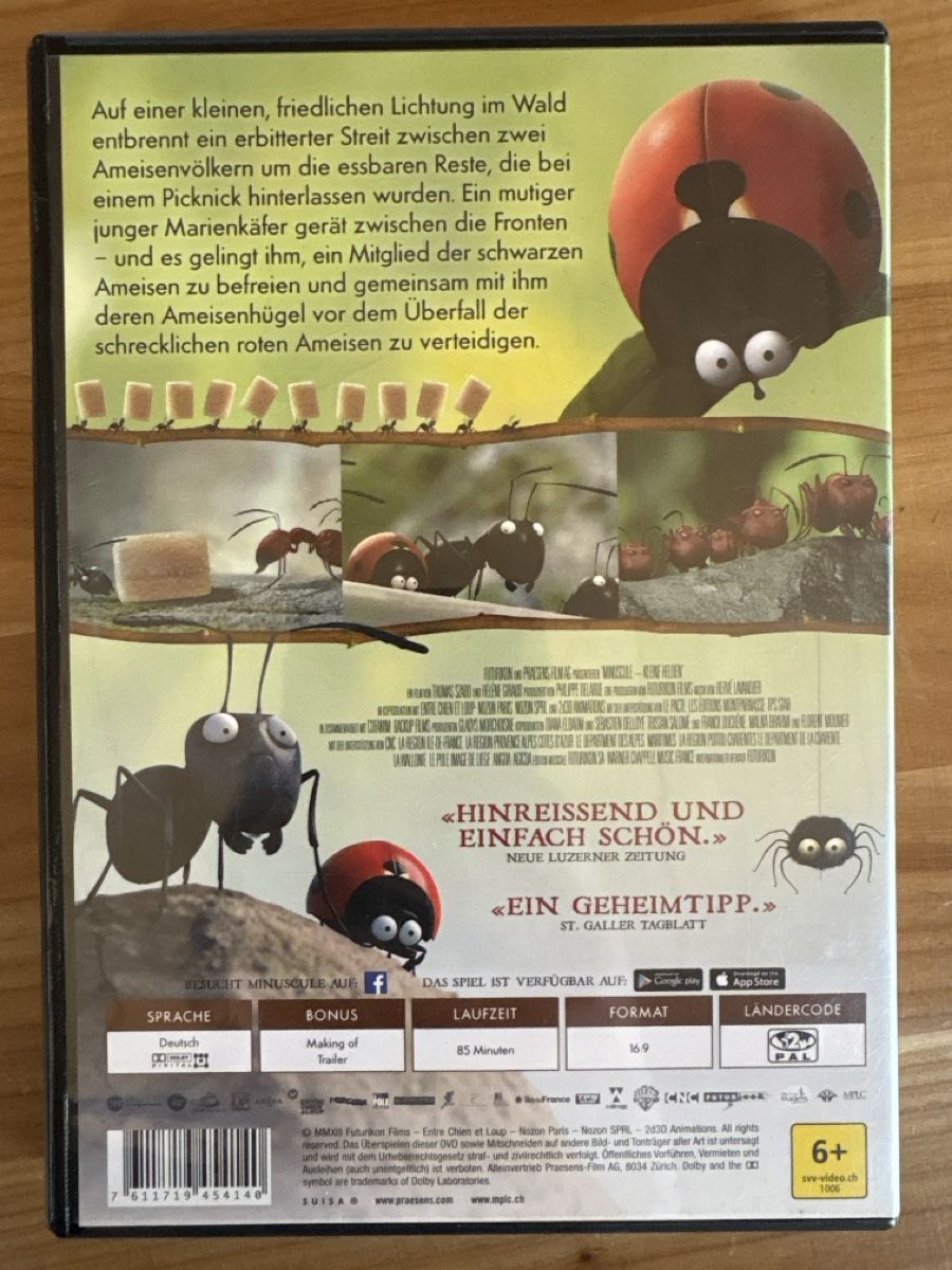 Tutti i DVDs: DVD Minuscule Kleine Helden – Usato da Rümlang venduto da Sambas19 1