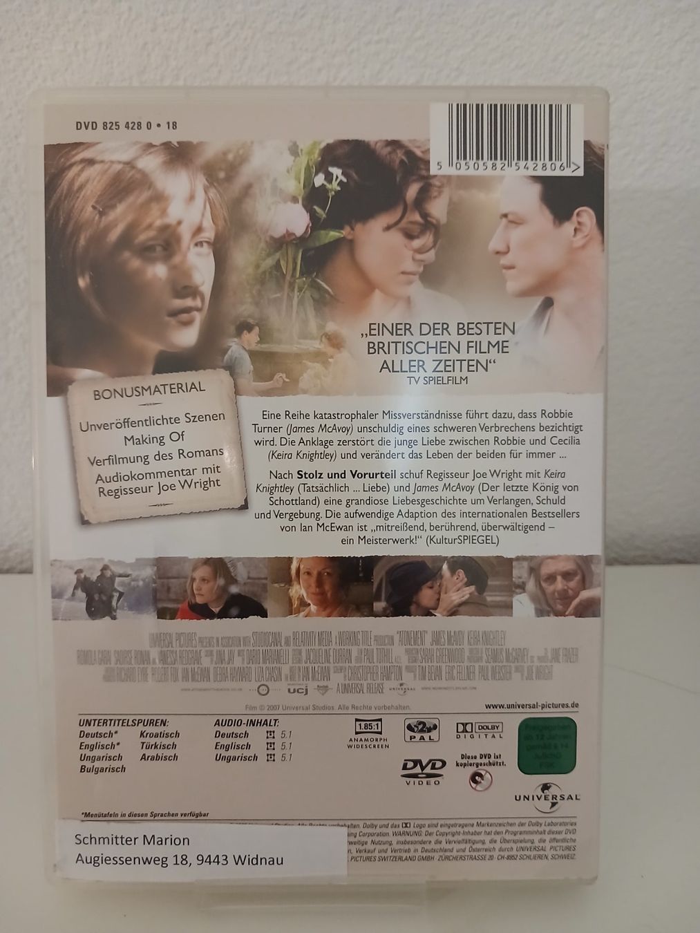 Tutti i DVDs: Abbitte – Usato da St. Margrethen SG venduto da SamusAran 1