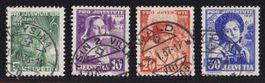 1936 Pro Juventute Satz  saubere Stempel