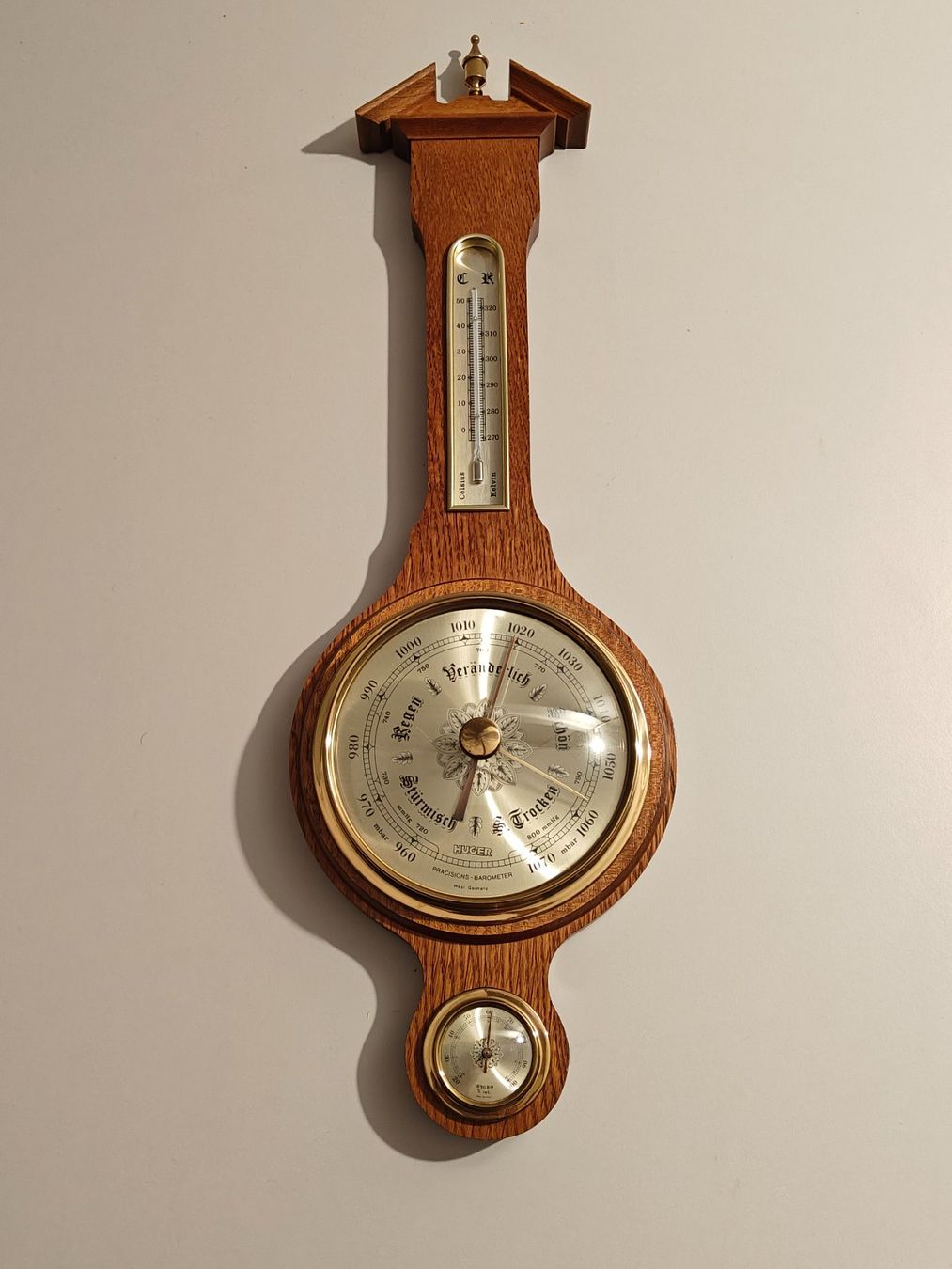 Altri elettrodomestici e apparecchi d’epoca: Wetterstation Huger - Barometer Thermometer Hygrometer – Usato da Birr venduto da DisDas