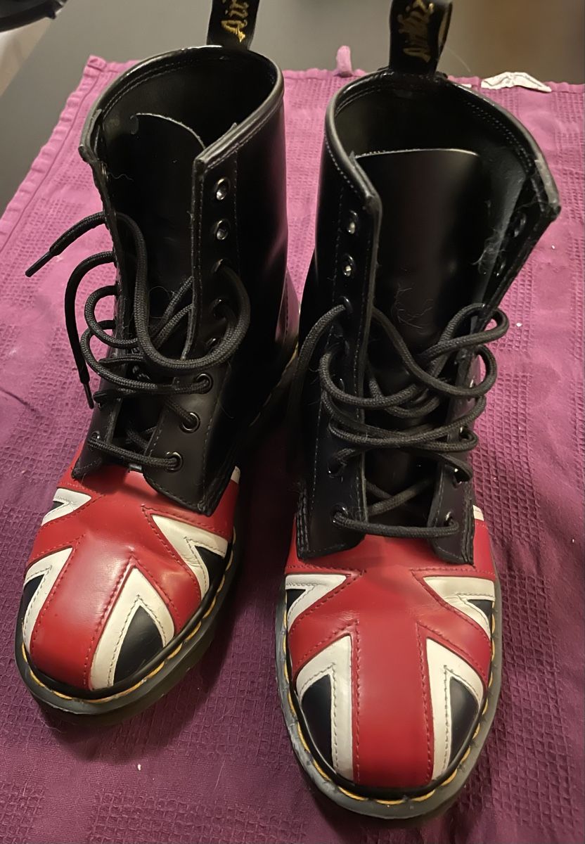 Dr. Martens Herrenschuhe: Dr Martens Union Jack 38/UK 5; – Neu (gemäss Beschreibung) aus Maur von MiezMeow