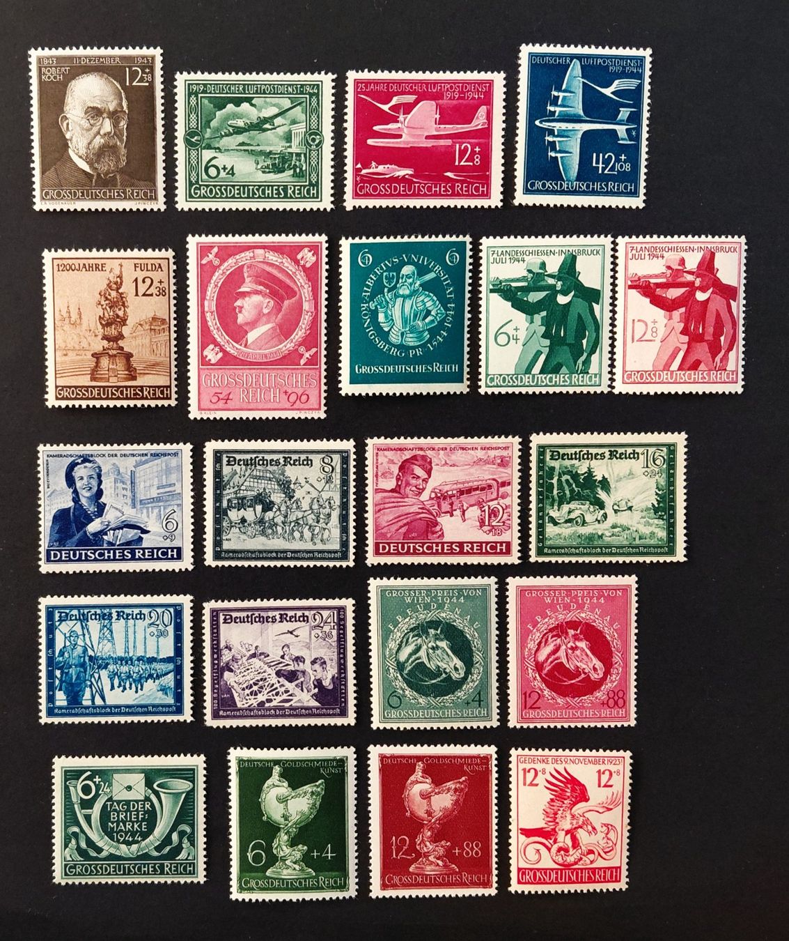 Alle Briefmarken: Deutsches Reich 1942 Lot** – Neu (gemäss Beschreibung) aus Luzern von qualifair