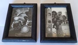 Krit Phromchua 2 Framed Vintage B&W Photos Thailand 1950s