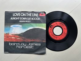 BARCLAY JAMES HARVEST tolle Single LLove on the line 80's