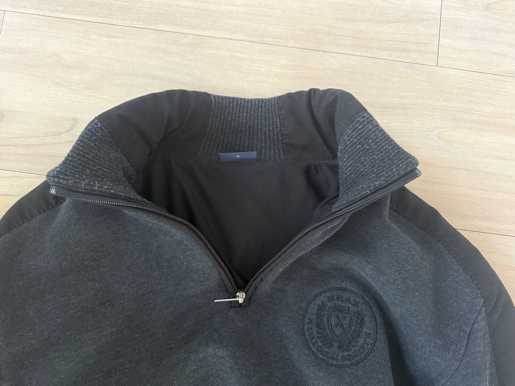 Brax Maglioni & Felpe: Brax Pullover, Windbreaker Gr.M, dunkelgrau/schwarz – Nuovo (secondo la descrizione) da Zollikon venduto da dorean 2