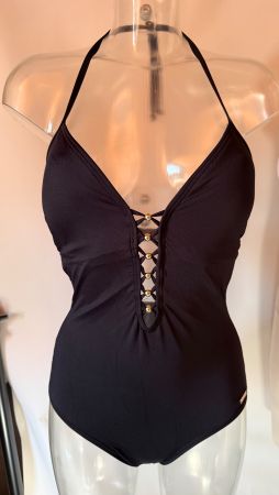BRUNO BANANI, Badekleid, Grösse 38A/B, Farbe Schwarz