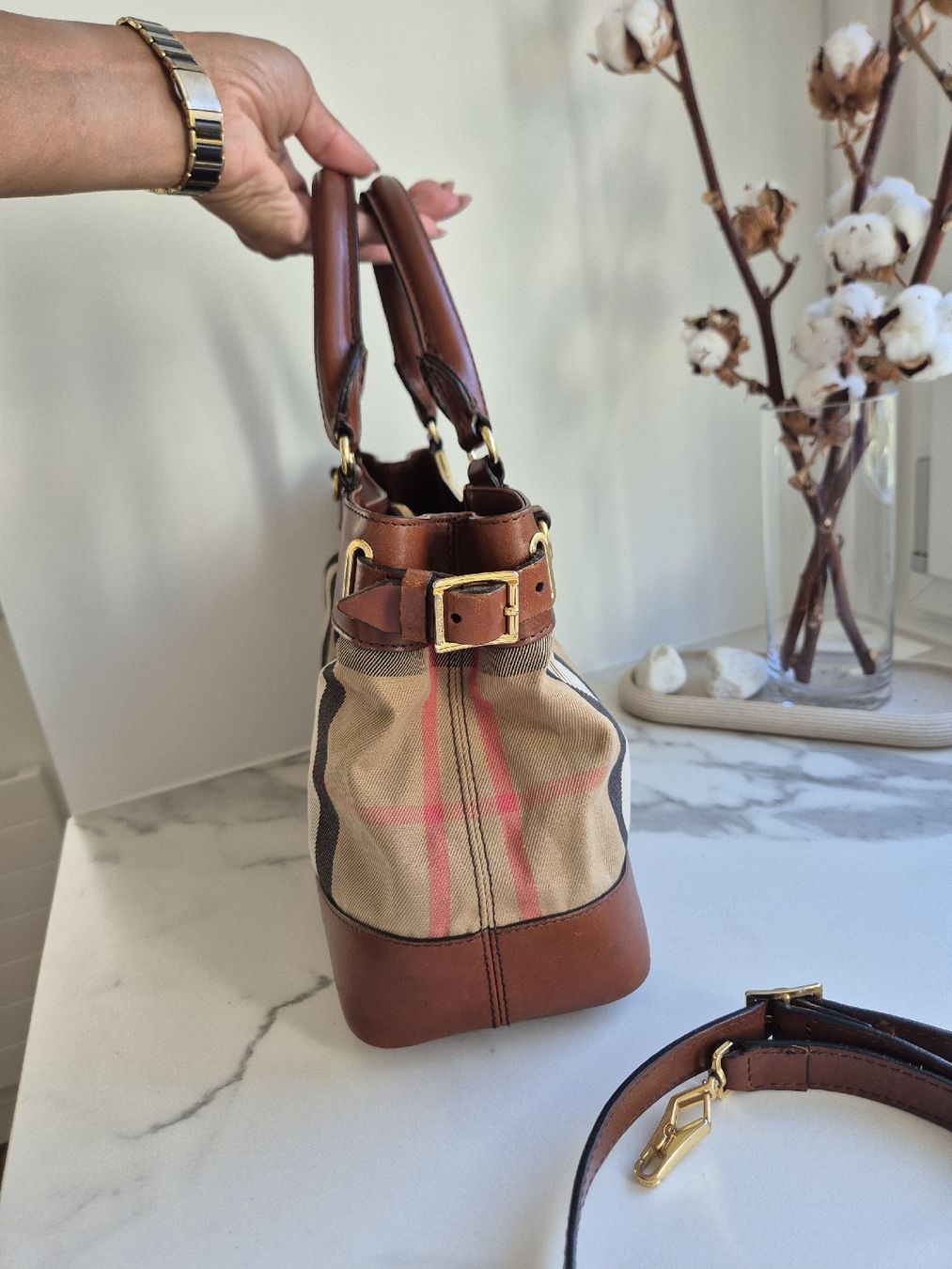 Burberry Borse da donna: Burberry Hepburn Vintage Handtasche – Usato da Weisslingen venduto da Airgate 1