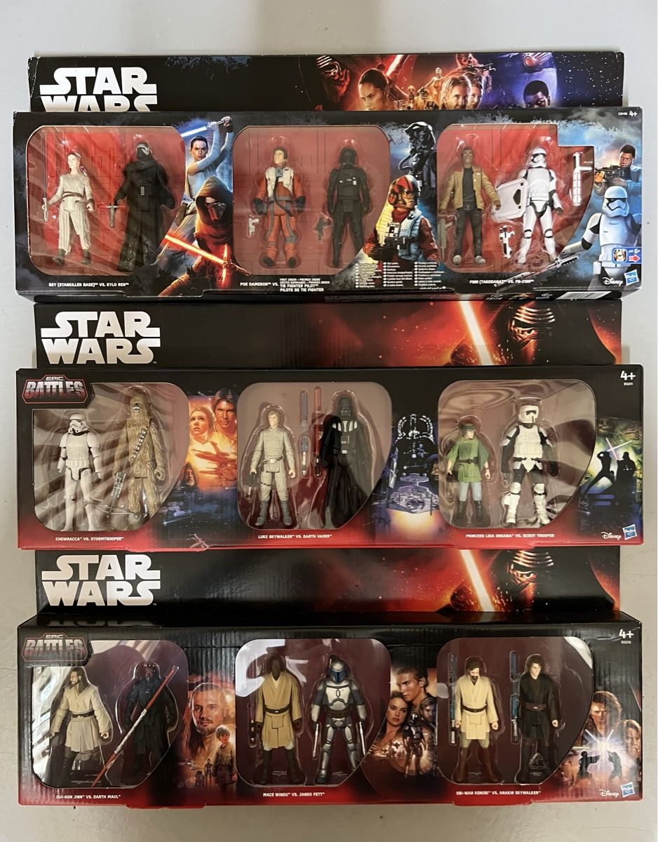 Star Wars Giocattoli: Star Wars 3 pack de 6 figurines Epic Battles – Nuovo e nell'imballaggio originale da Nyon venduto da kelkal0