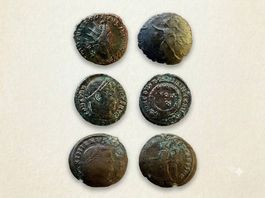 Lot 3 Monnaies Romaines - Victorin, Constantin I & Galère
