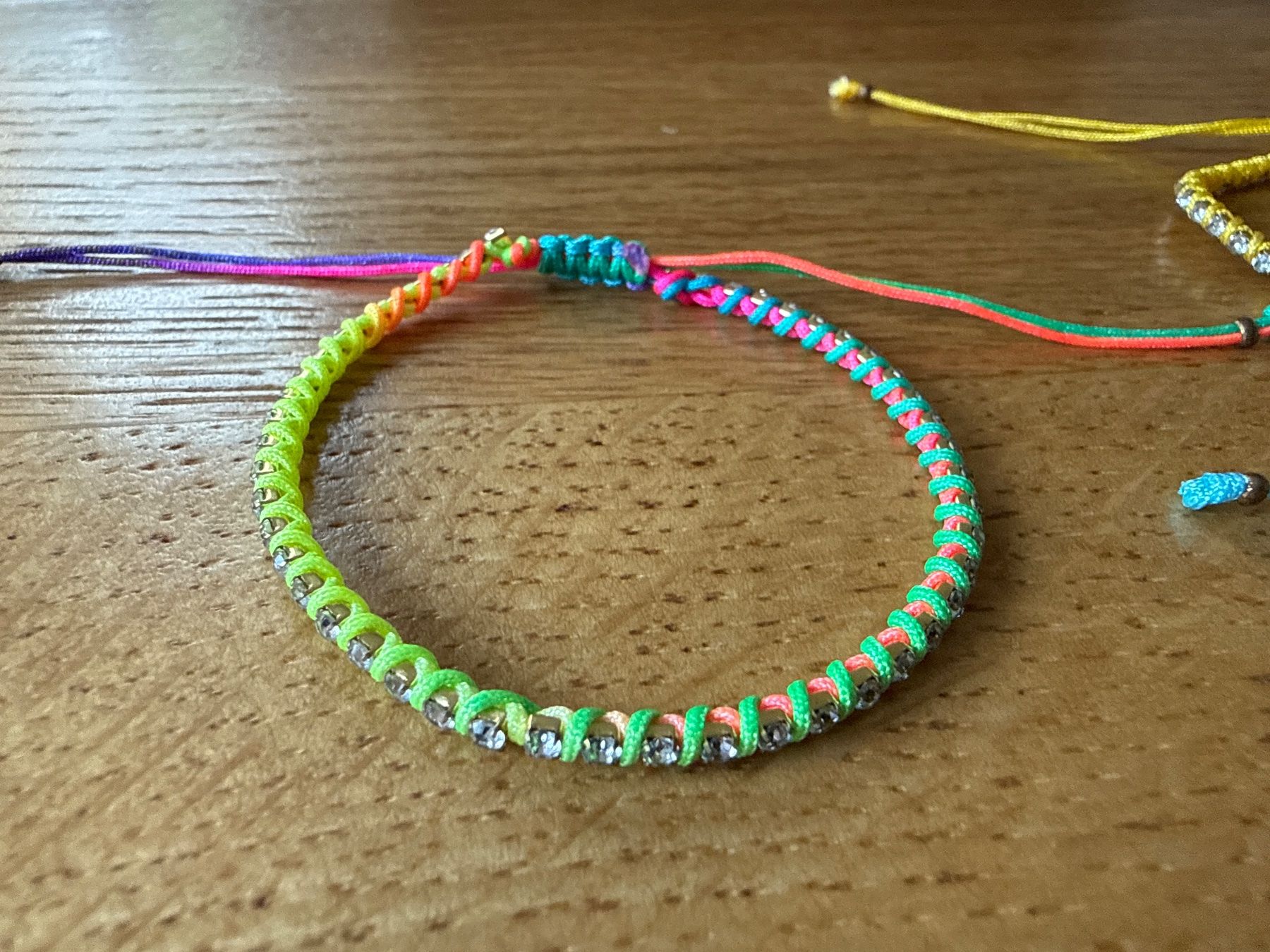 Bracciali & Braccialetti: 3 neue Armbänder mit Strass - Einheitsgrösse – Nuovo (secondo la descrizione) da Basel venduto da jetzt-wird-gemistet 2