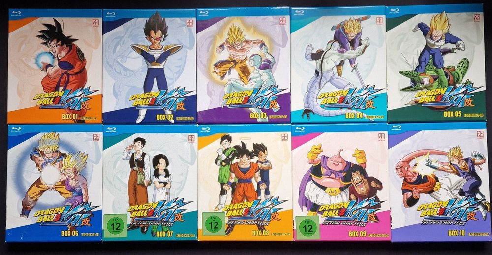 Anime Dragon Ball Z Kai Bluray Deutsch Komplett 110 Top Kaufen auf Ricardo