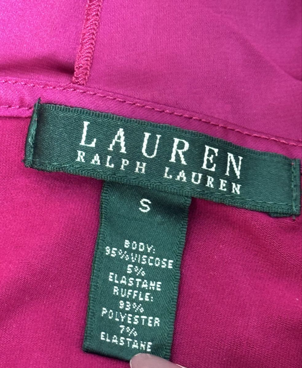 Ralph Lauren Tops: Ralph Lauren Raspberry Ruffle Top - Size S - Summer – Gebraucht aus Hurden von rac_wyf8 6