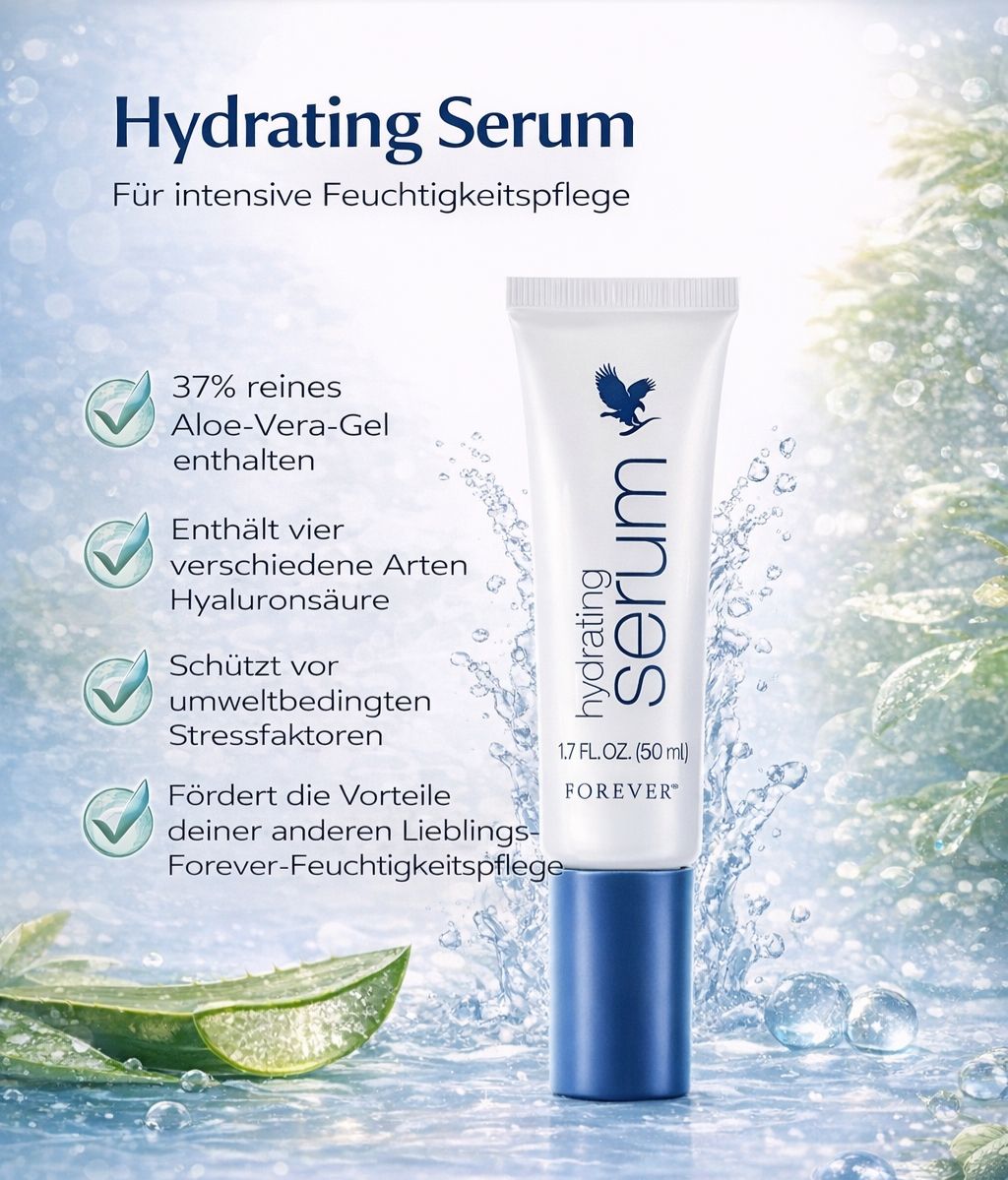 Gesichtspflege: Forever Hydrating Serum – Neu und originalverpackt aus Baar von AloeLove