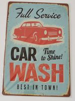 Car Wash  - Blechschild  (neu, OVP)