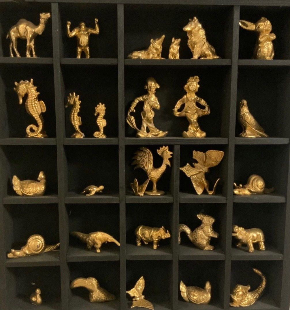 27 Vergoldete Setzkasten Figuren (Gebraucht) in Root für CHF 49 – mit Lieferung auf Ricardo kaufen