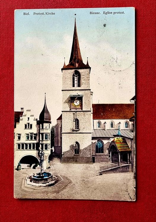 Biel - Protestantische Kirche - 1911 (Gebraucht) in Rothrist für CHF 3 ...