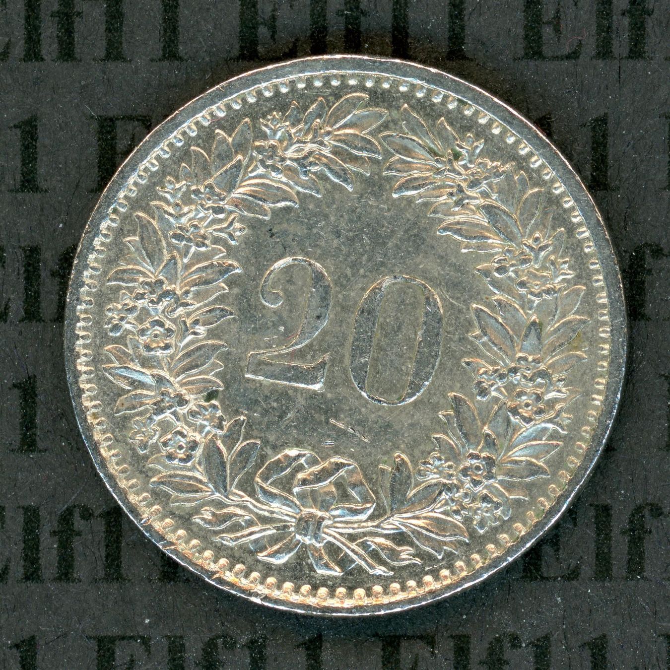 Tutti le monete: CHF___0.20 1976 -vz 20 Rappen – Usato da Widnau venduto da Elf11 1