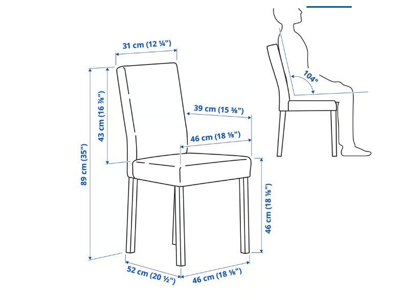 Ikea Stühle: 6 IKEA Esszimmerstühle mit hellgrauen Bezügen – Gebraucht aus Liestal von aln_wsc2 1