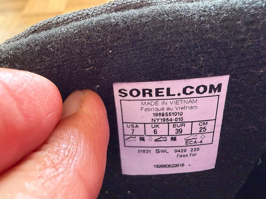 Scarpe da uomo: Sorell Winterstiefel, schwarz, Gr. 39 – Usato da Zürich venduto da DanaM 3