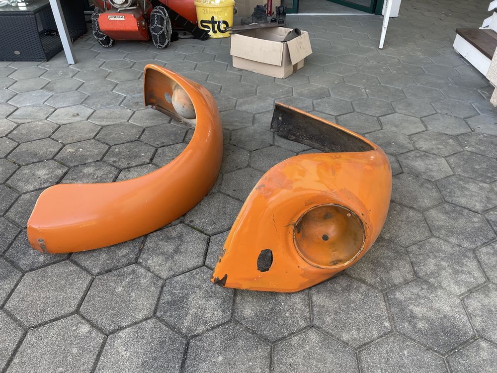 VW Käfer 1300 Kotflügel Orange,scheinwerfer,blinker,schwertr (Gebraucht ...