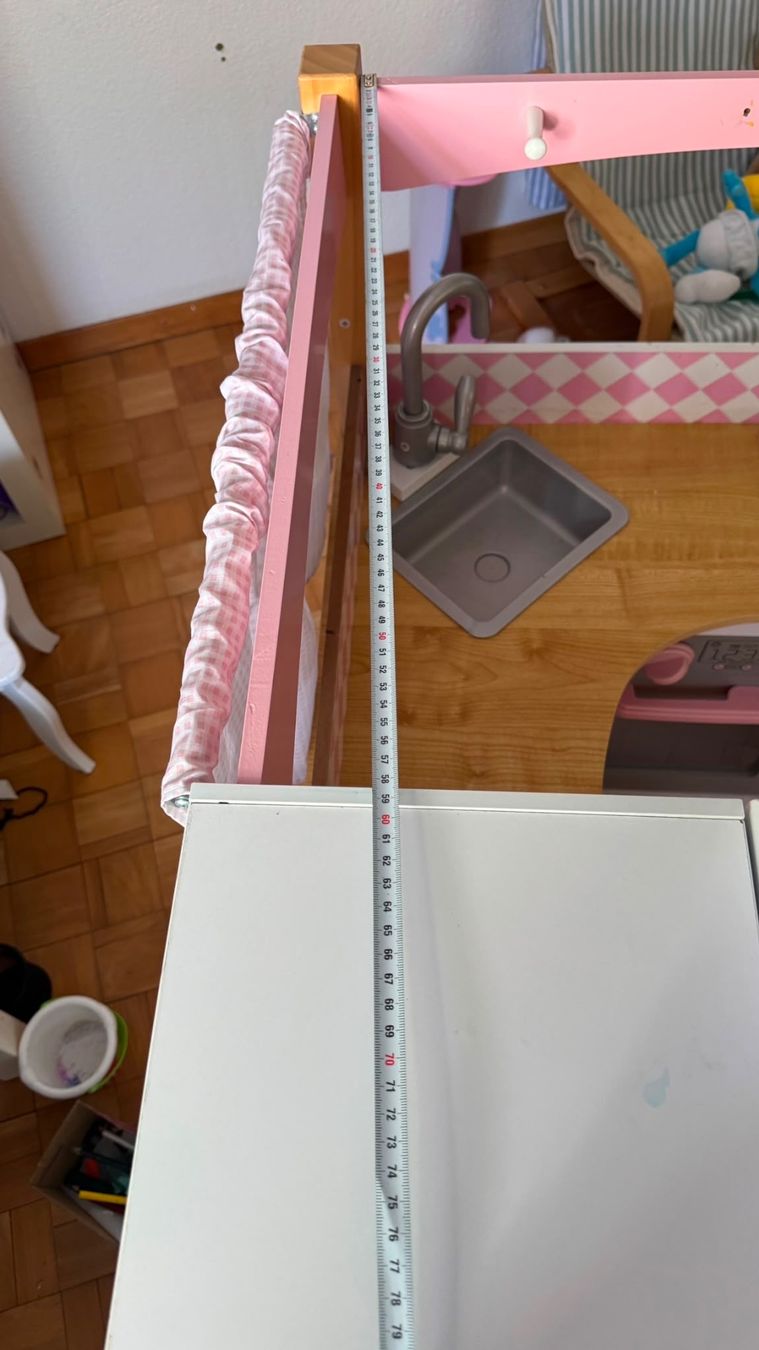 Giocattoli: Kinderküche Holz weiss/rosa gebraucht – Usato da Zürich venduto da Krikri21 3