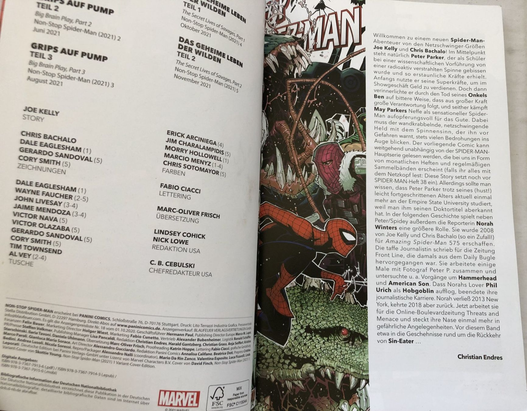 Fumetti: NON-STOP SPIDER-MAN - Coup mit Köpfchen – Usato da Schaffhausen venduto da durruti 2