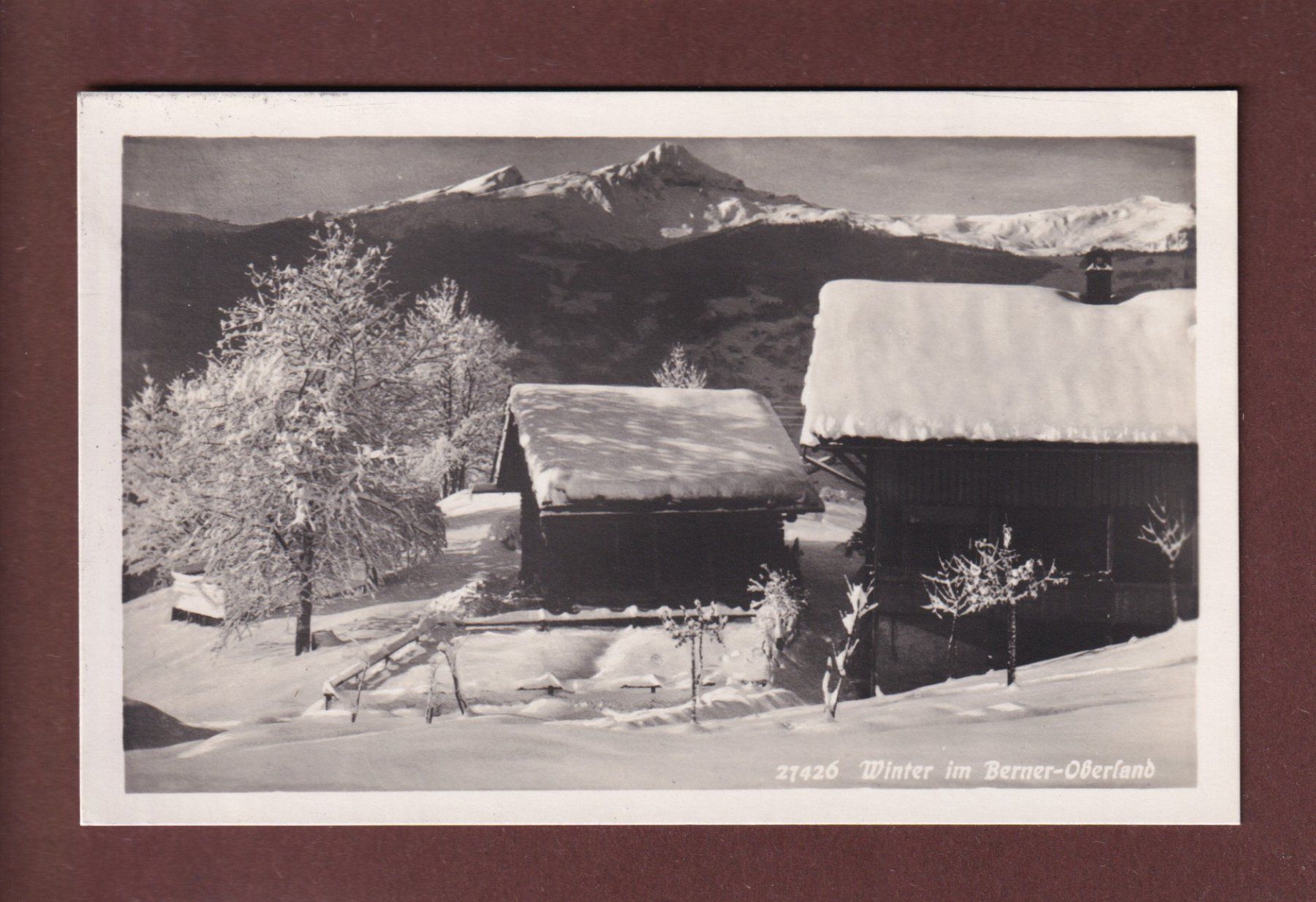 Cartoline postali: Winter im BERNER-OBERLAND – Usato da Pully venduto da nicecards