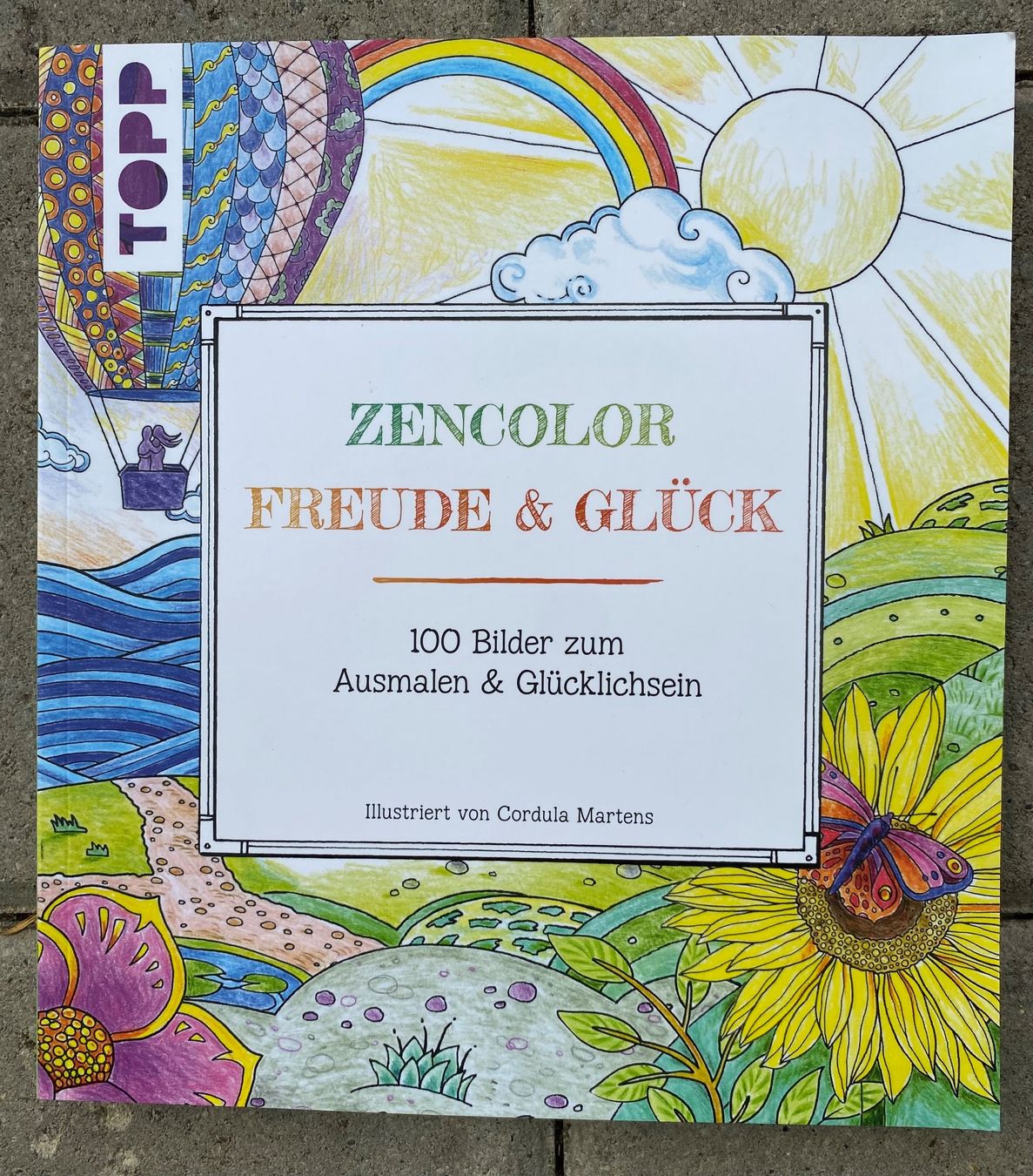 Bücher: Ausmalbuch Zencolor Freude & Glück – Neu und originalverpackt aus Rabius von nel_5rvc