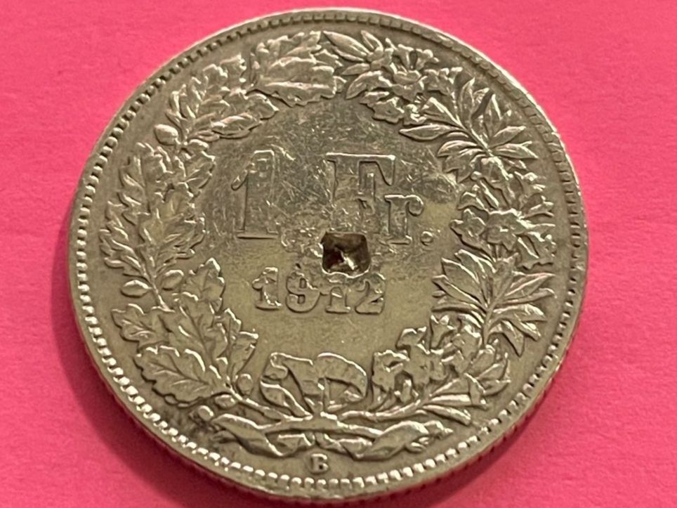 Tutti le monete: Abart 1 Franken 1912 Silber... – Usato da Volketswil venduto da rubin74 1