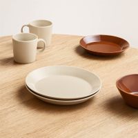 6 x Iittala Teema: linen Teller flach 23cm