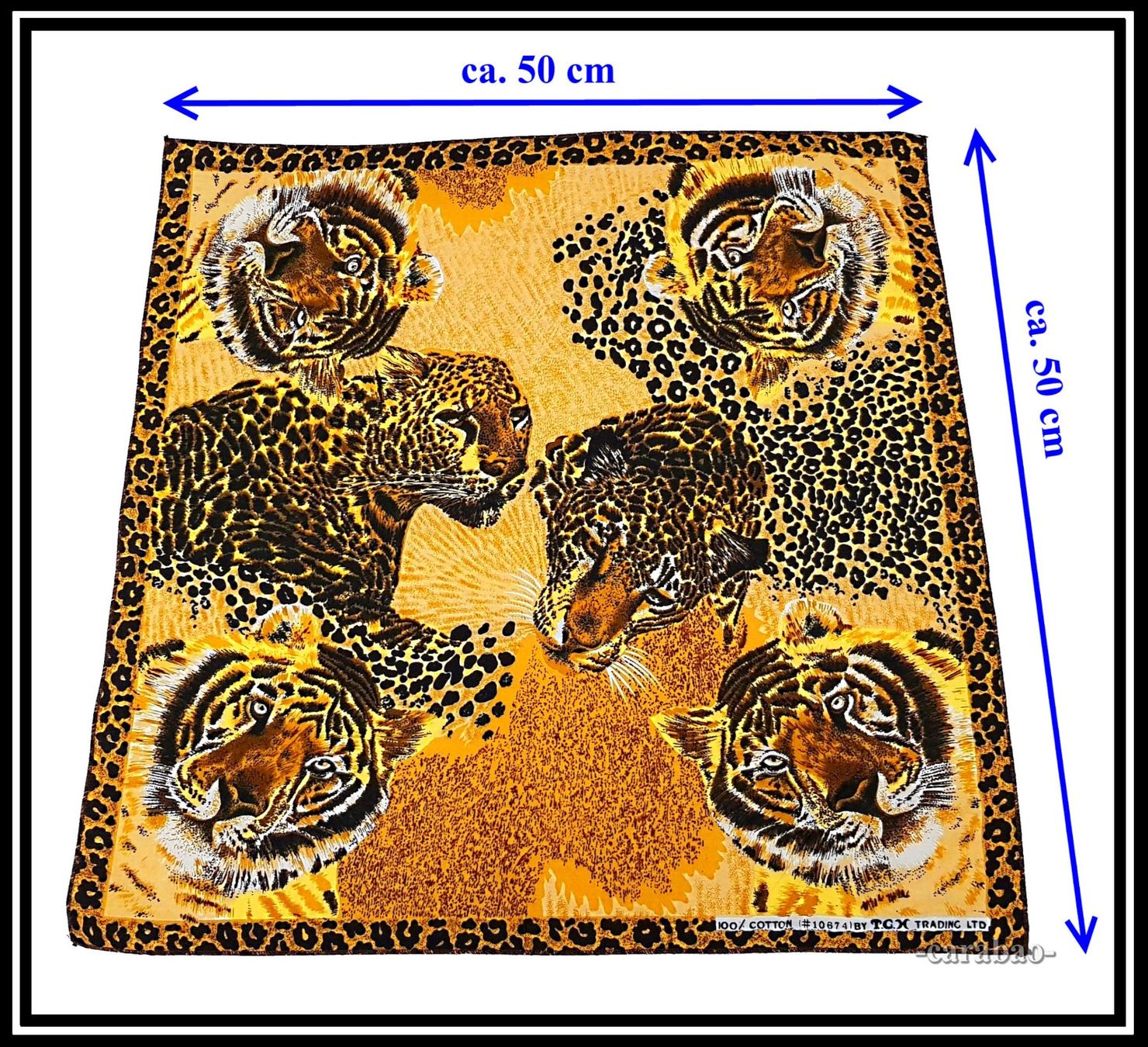 Foulard & Sciarpe: Bandana / Raubkatzen – Nuovo (secondo la descrizione) da Winterthur venduto da -carabao- 1