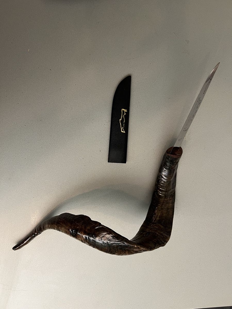 Accessori: Traditionelles Kreta-Messer mit echtem Horngriff & Scheide – Usato da Reinach BL venduto da Rushkatie 4