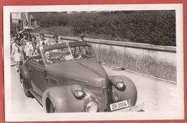 Oldtimer im Kanton Zürich mit ZH 2004 - Fotokarte ca. 1930