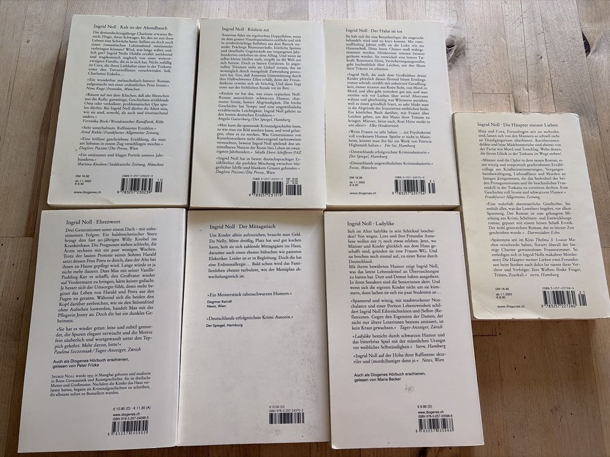 Livres: Ingrid Noll 7 Romane – Neuf (Voir description) à Zürich par msxmsx 1