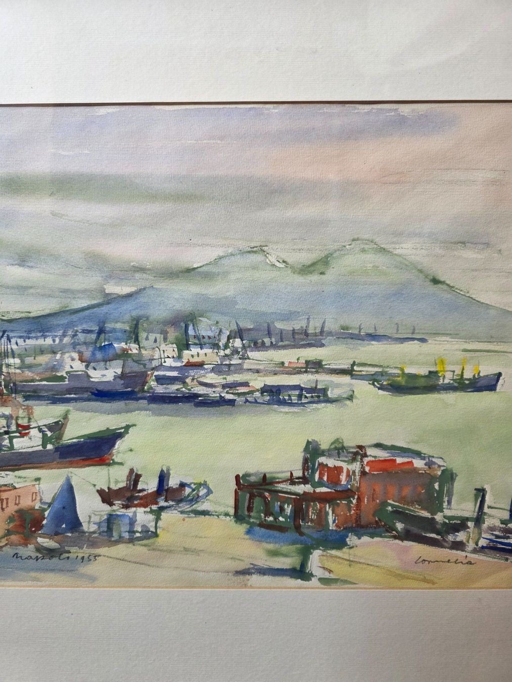 Dipinti: Gemälde Bild Aquarell Cornelia - Napoli 1955 – Usato da Walterswil BE venduto da Lonitti 6