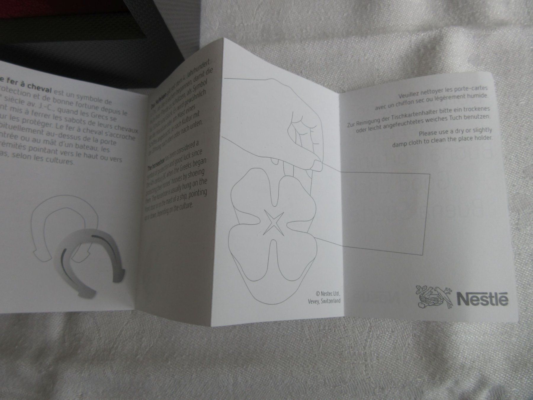 Supporti a parete: Design - Kartenhalter von Nestlé, 2009 – Usato da Binningen venduto da tempipassati 2