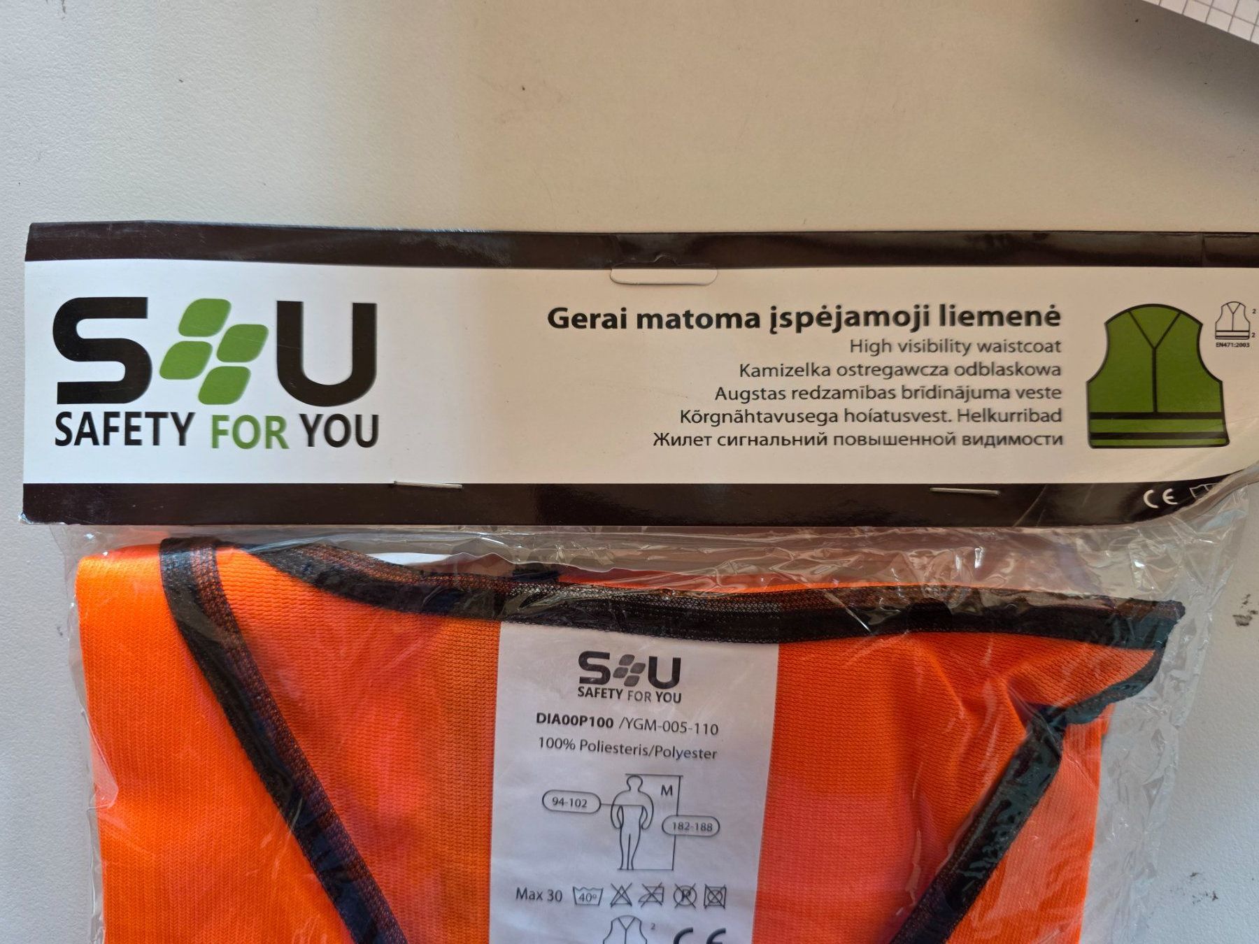 Gilet & Giacche: Safe for you - Leucht Warn Weste Grösse M – Nuovo e nell'imballaggio originale da Walterswil BE venduto da Lonitti 4