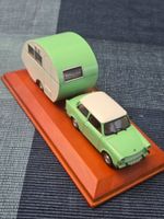 Trabant 601 mit Würdig 301 Wohnwagen + Originalverpackt