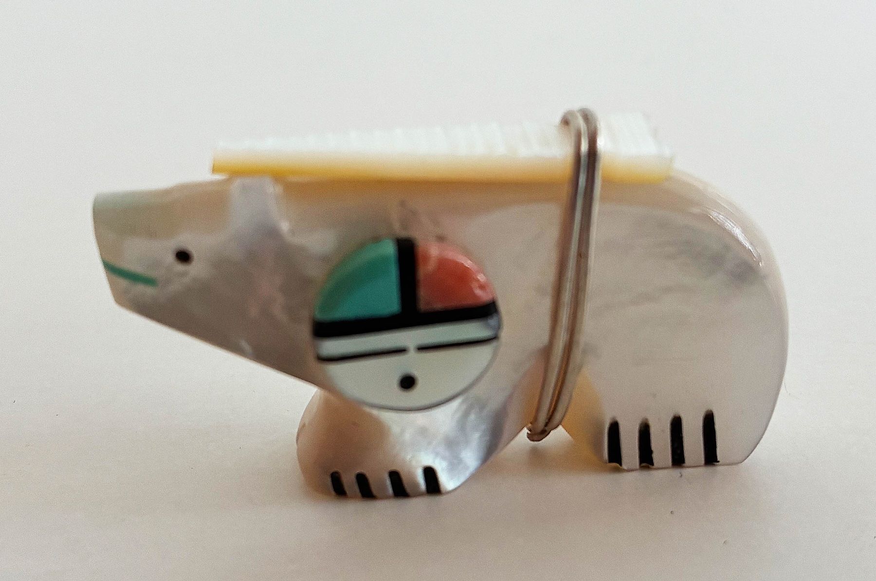 Statuette: Fetisch Bär der Zuni-Indianer – Usato da Bäretswil venduto da robsonantik