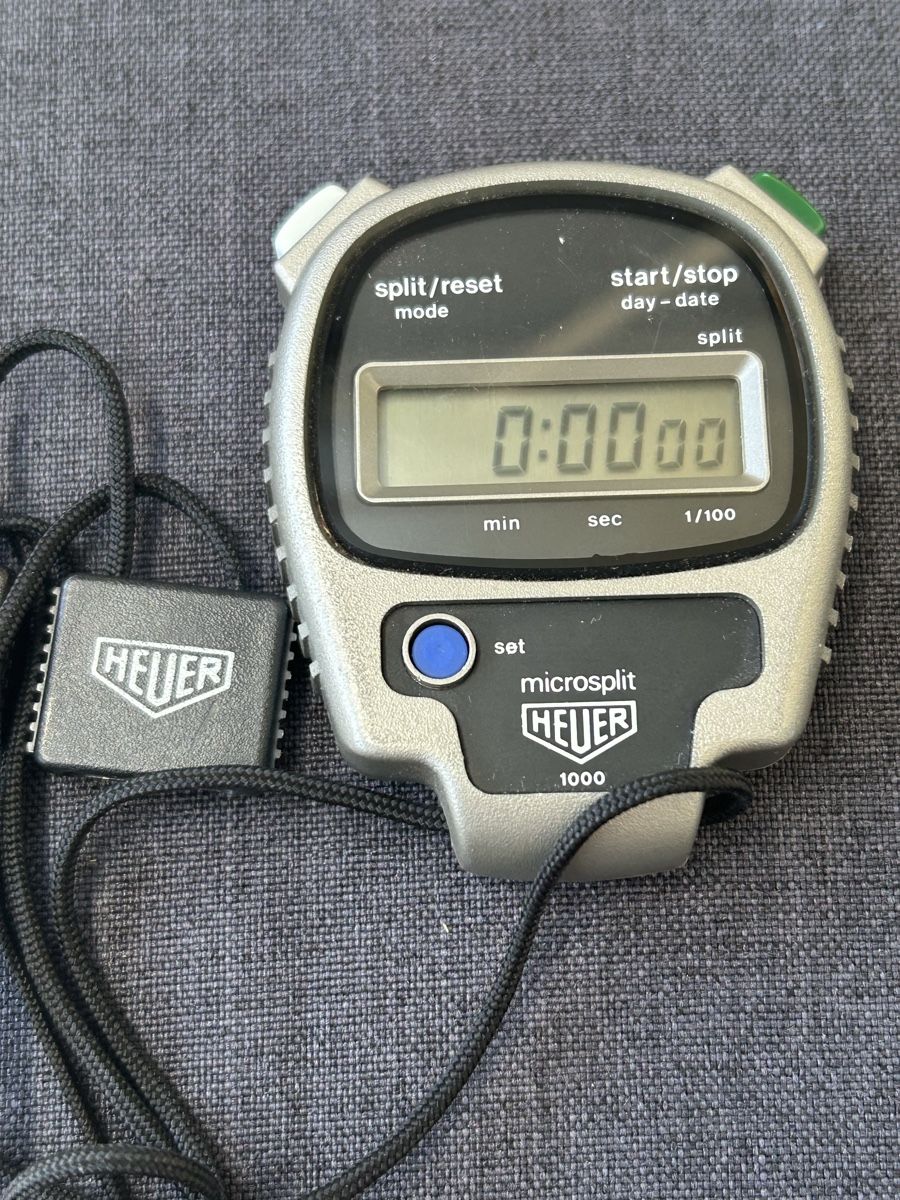 Tag Heuer Orologi: Zwei Heuer Microsplit 1000 – Usato da Frauenfeld venduto da Colonia64 2
