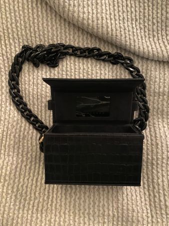 Sac L'Afshar IDA Croc noir