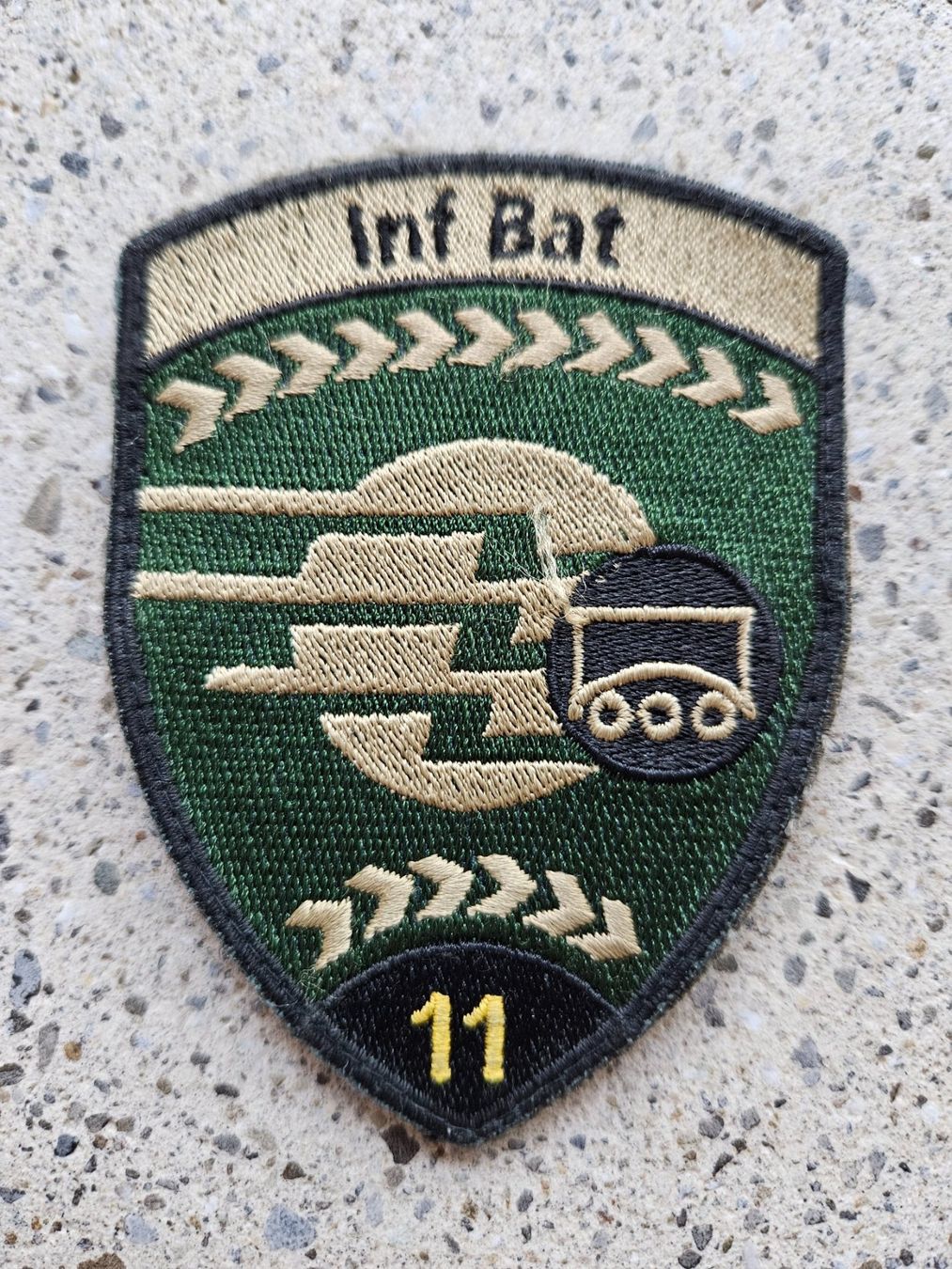 Placchette & Badge: Badge Inf Bat 11 mit klett *** – Usato da Riedholz venduto da fr_sIruP