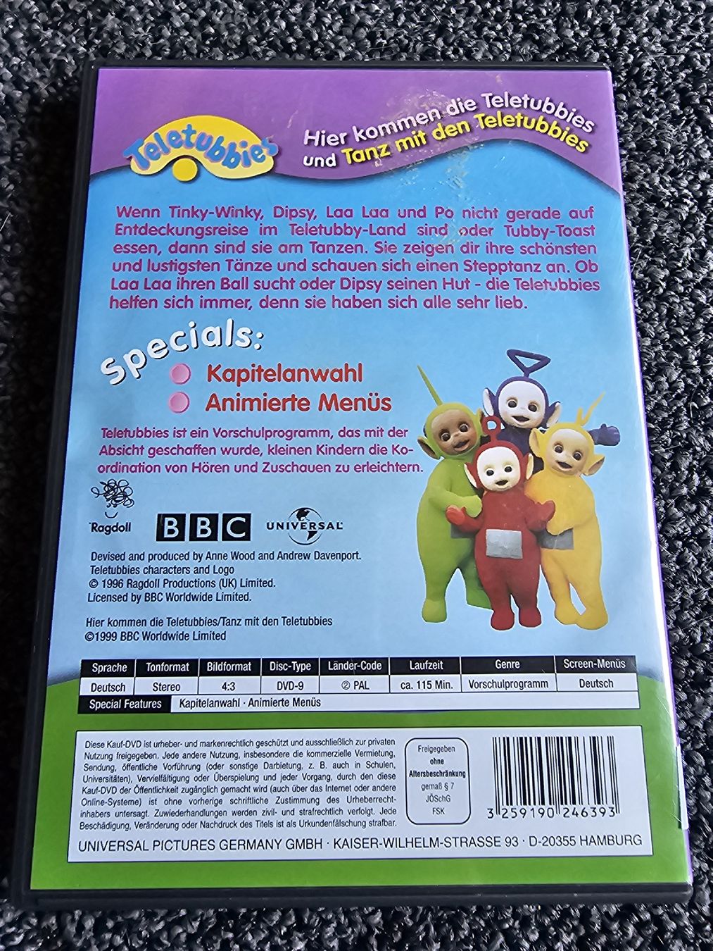 Tutti i DVDs: DVD: Teletubbies - Tanz mit den Teletubbies(21025) – Usato da Ruswil venduto da jan_bxl5 1