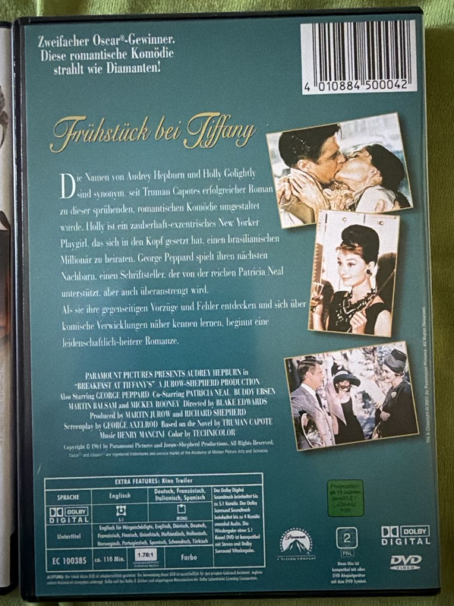 Tutti i DVDs: Audrey Hepburn box per collezionisti  – Usato da Sementina venduto da bru_vpp5 7
