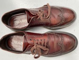 PRADA. Derby  Herrenschuhe 45